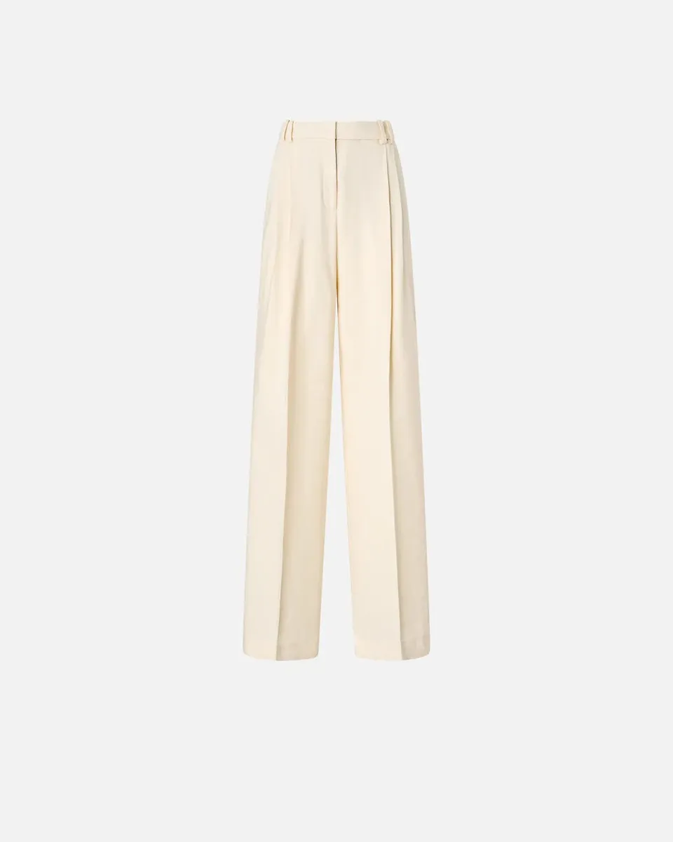Pinko Brescello 106918 A2W6 pantalone donna bianco crema