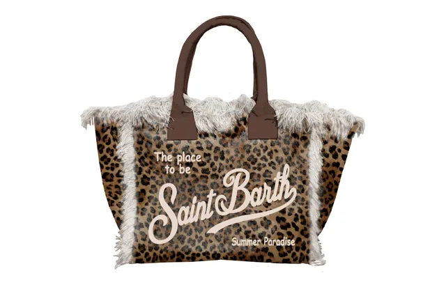 MC2 Saint Barth Vanity Mini borsa donna leopardo marrone