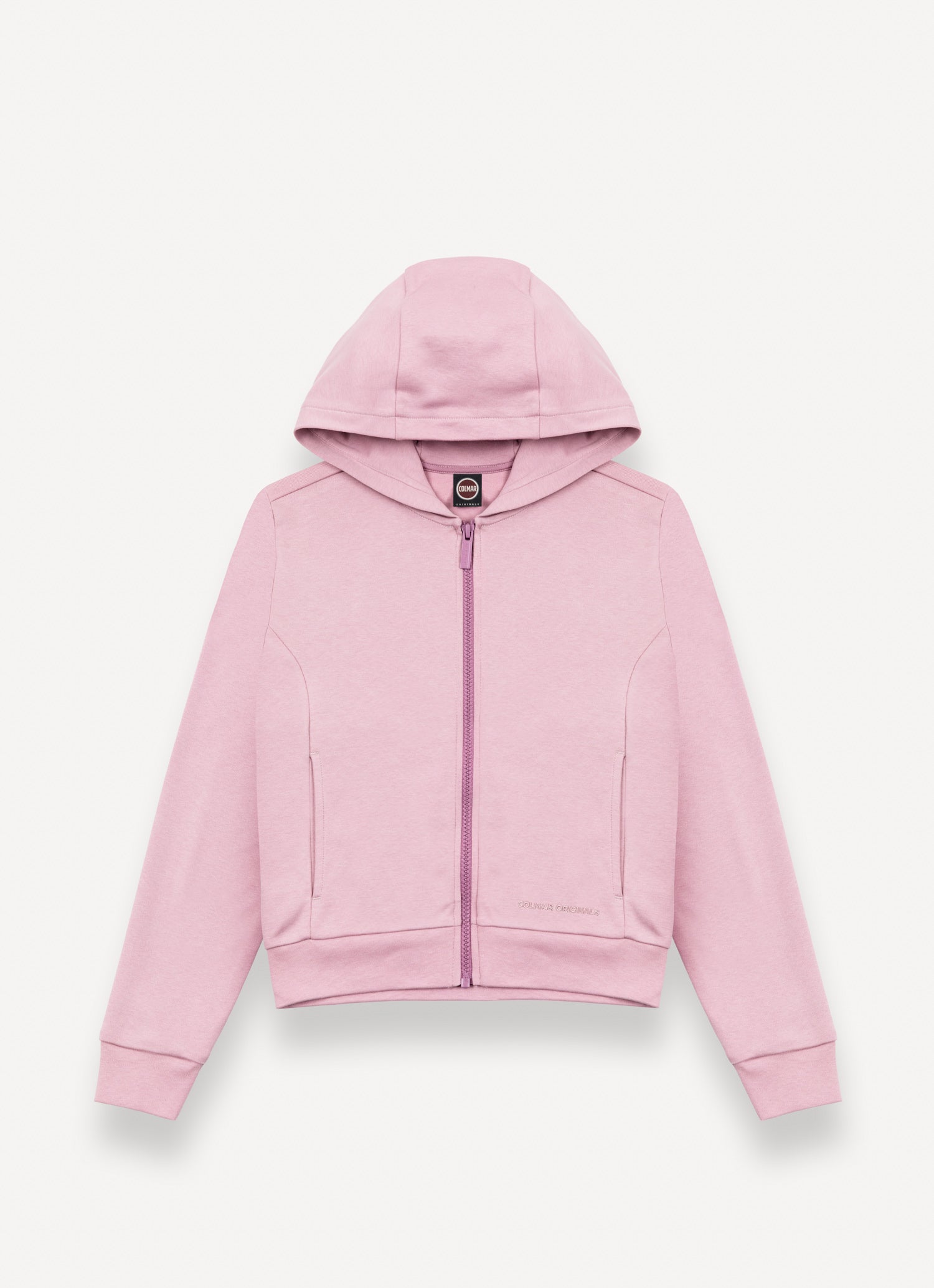 Colmar Backpacker 3602 Felpa Bambina Rosa Paris Zip Cotone