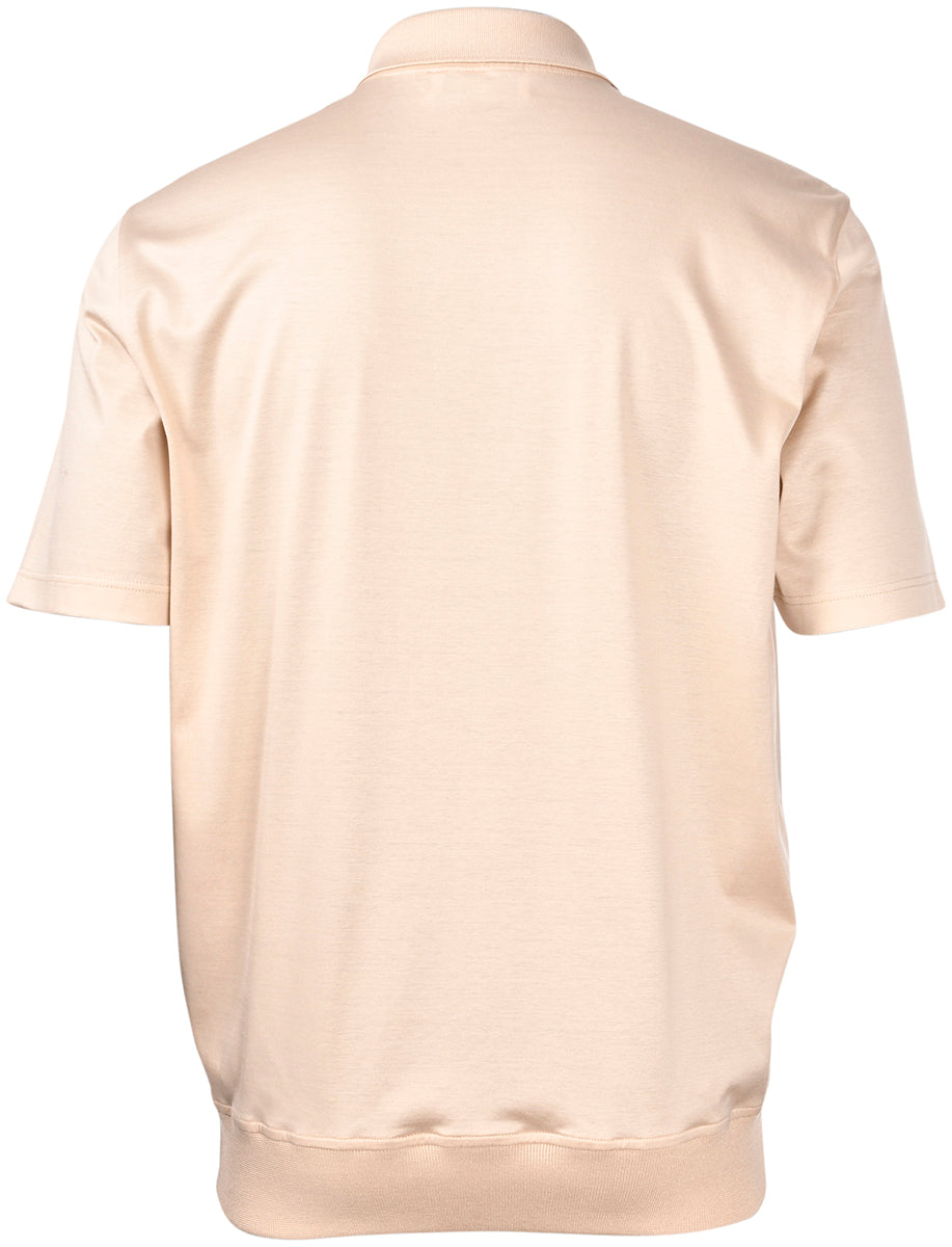 Gran Sasso 60189 74020 polo beige filo di Scozia