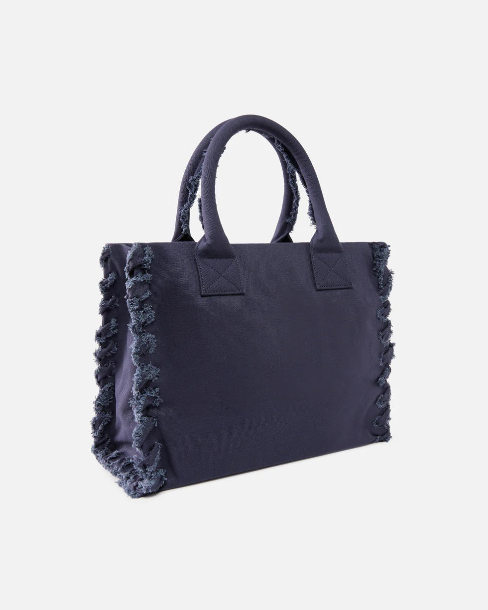 Pinko Beach Canvas Shopper tela viola