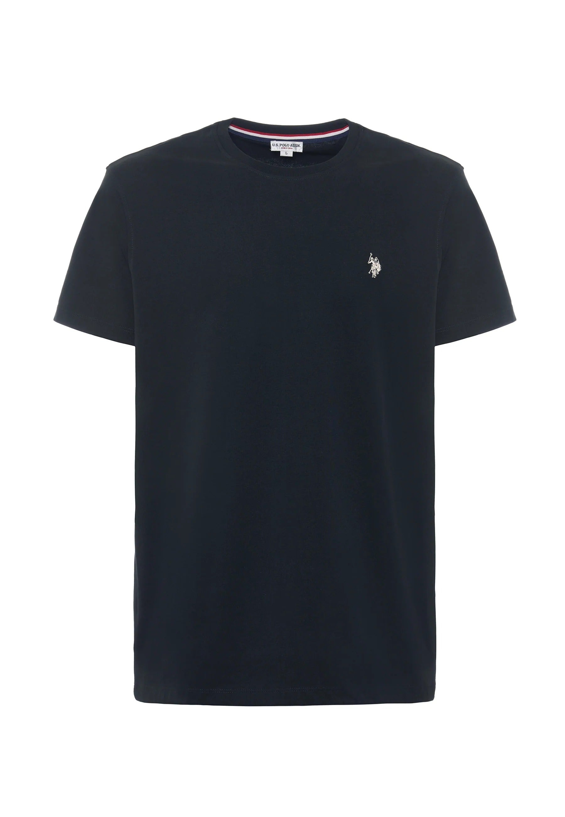 U.S. Polo Mick US43154015 t-shirt uomo nero cotone