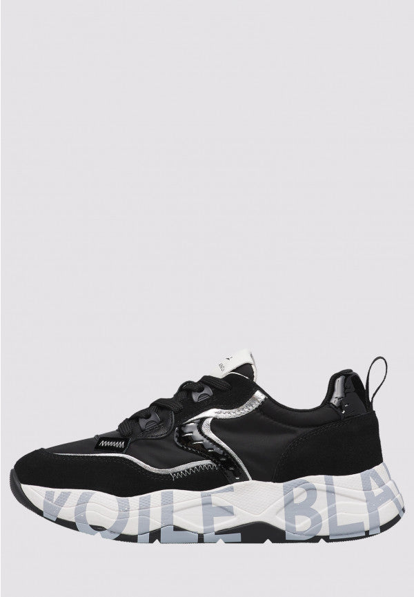 Voile Blanche Club 105 201747506 Sneaker Donna Nero Argento