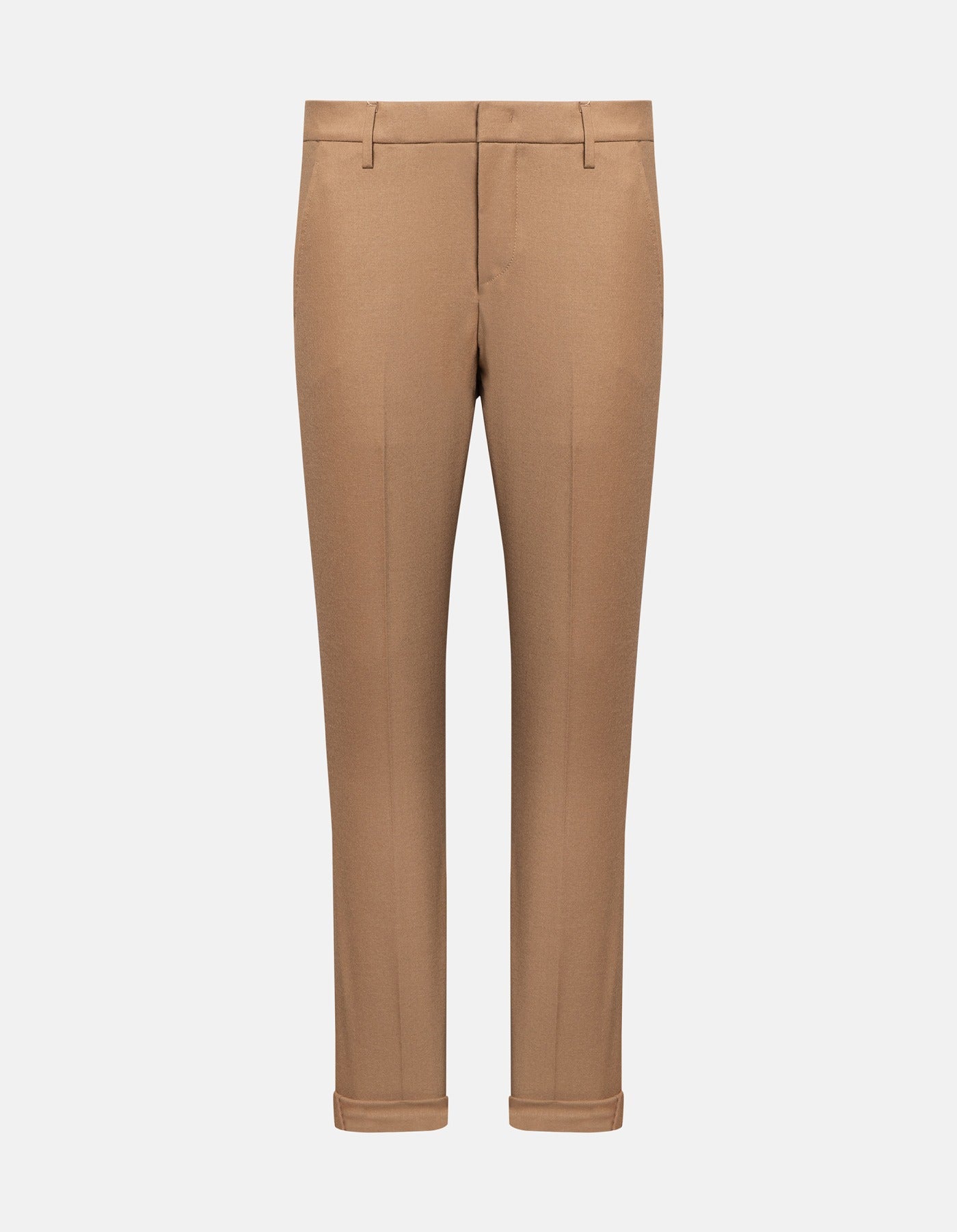 Dondup Gaubert UP235 pantalone cammello flanella slim