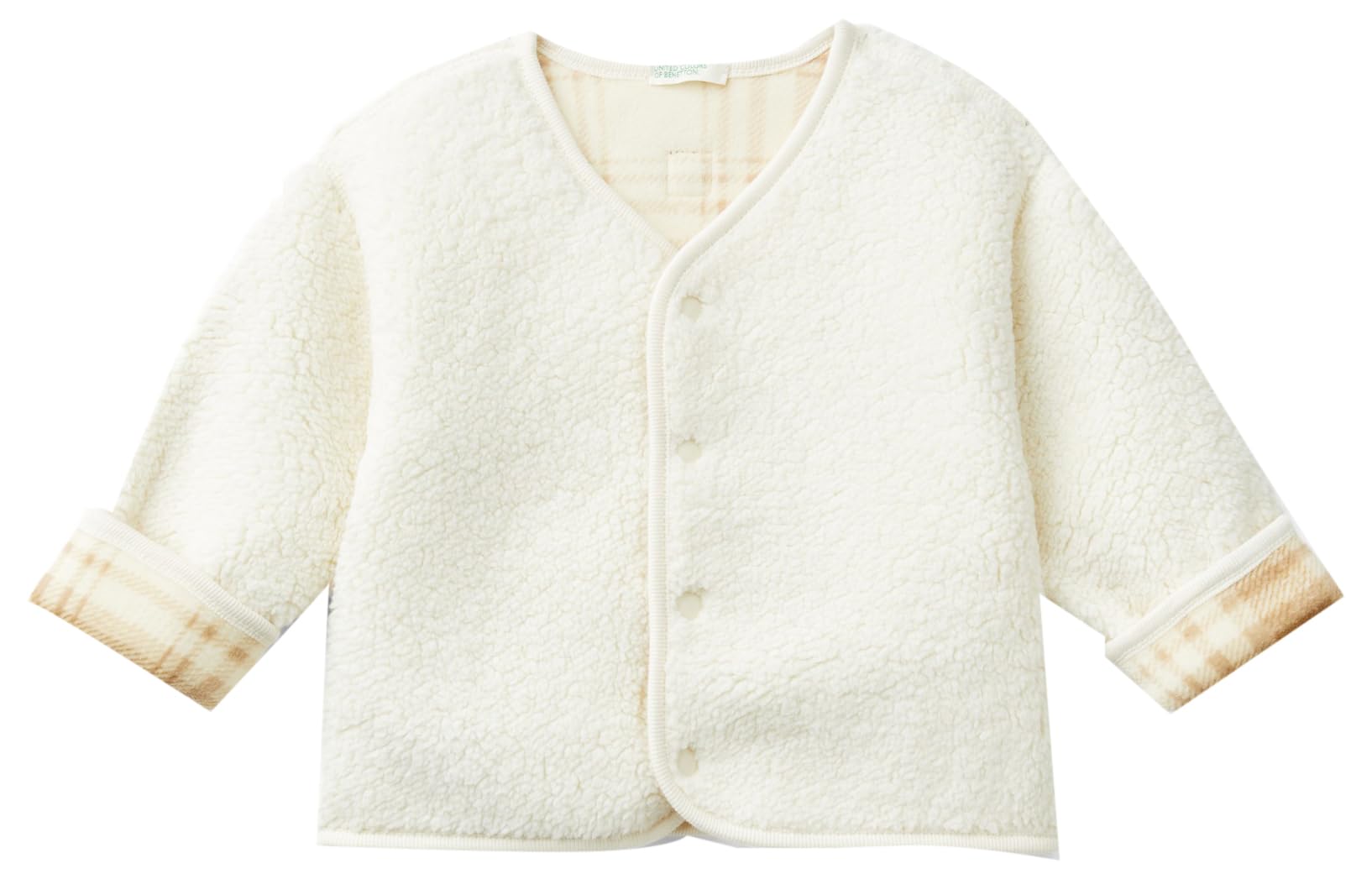 Benetton Maglieria 3EKNA501G Cardigan Bimbo Taglia 50 Reversibile