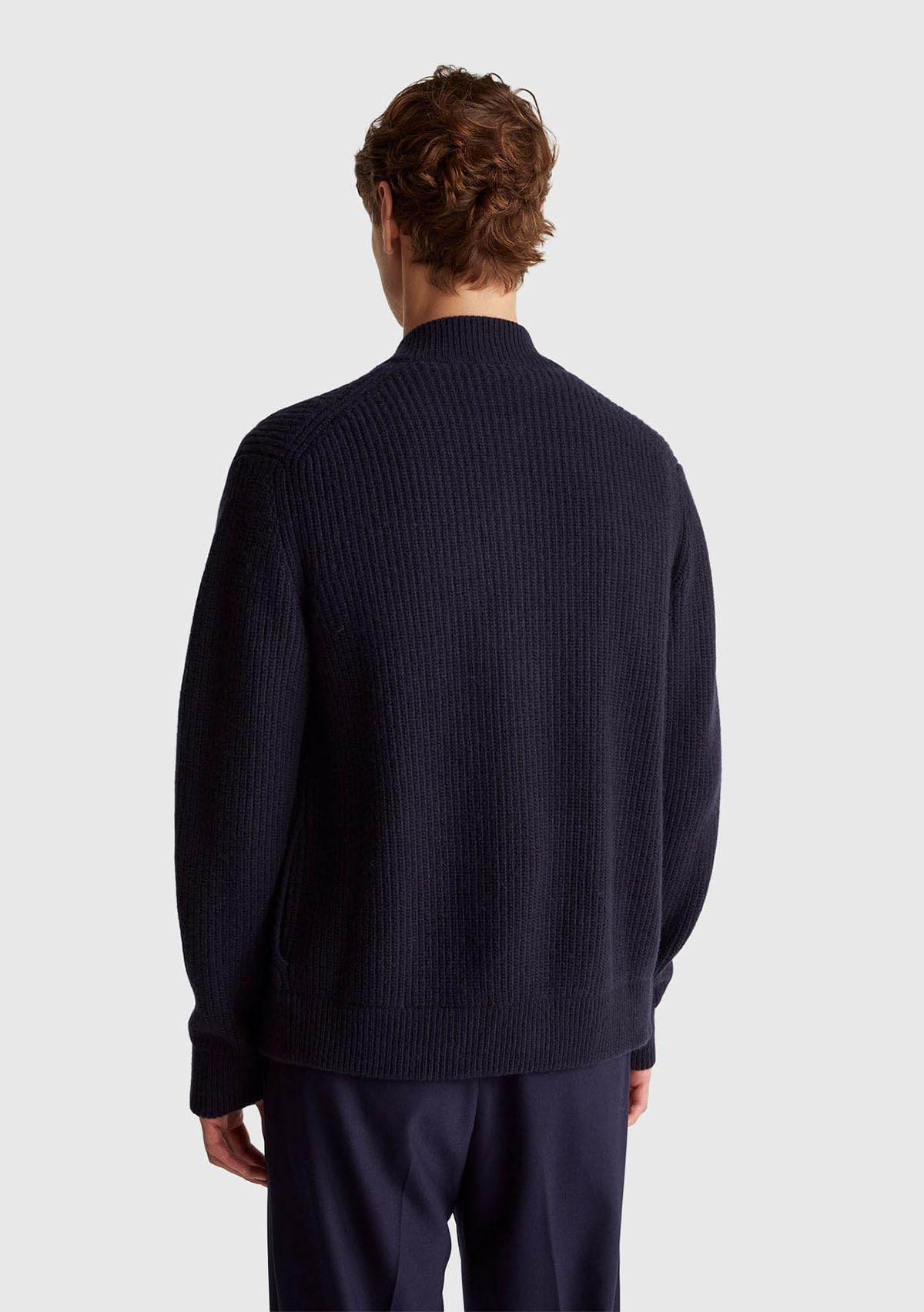 Benetton Maglieria 18ayu5019 Cardigan Uomo XS bomber