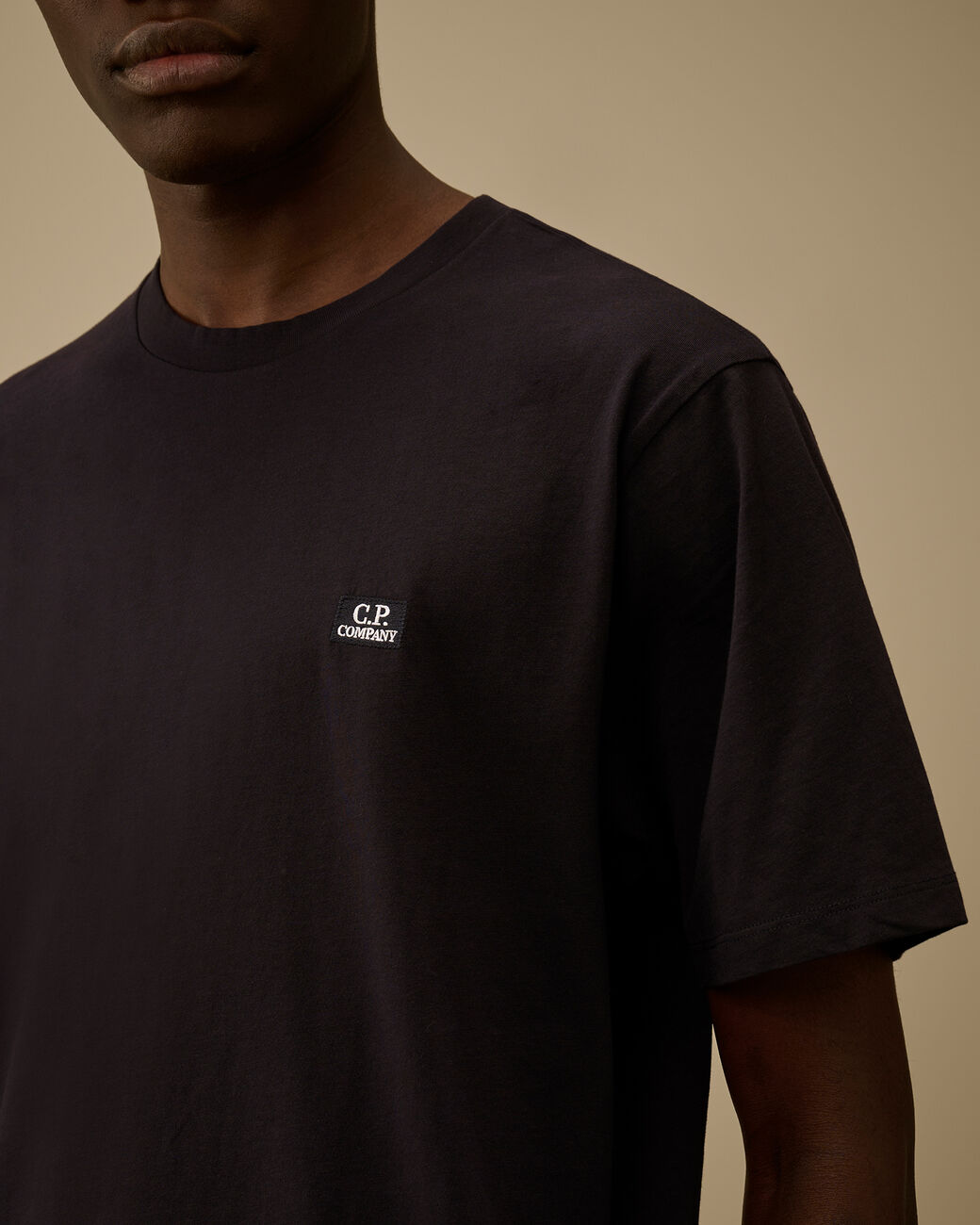 C.P. Company 30/1 Jersey t-shirt Total Eclipse cotone