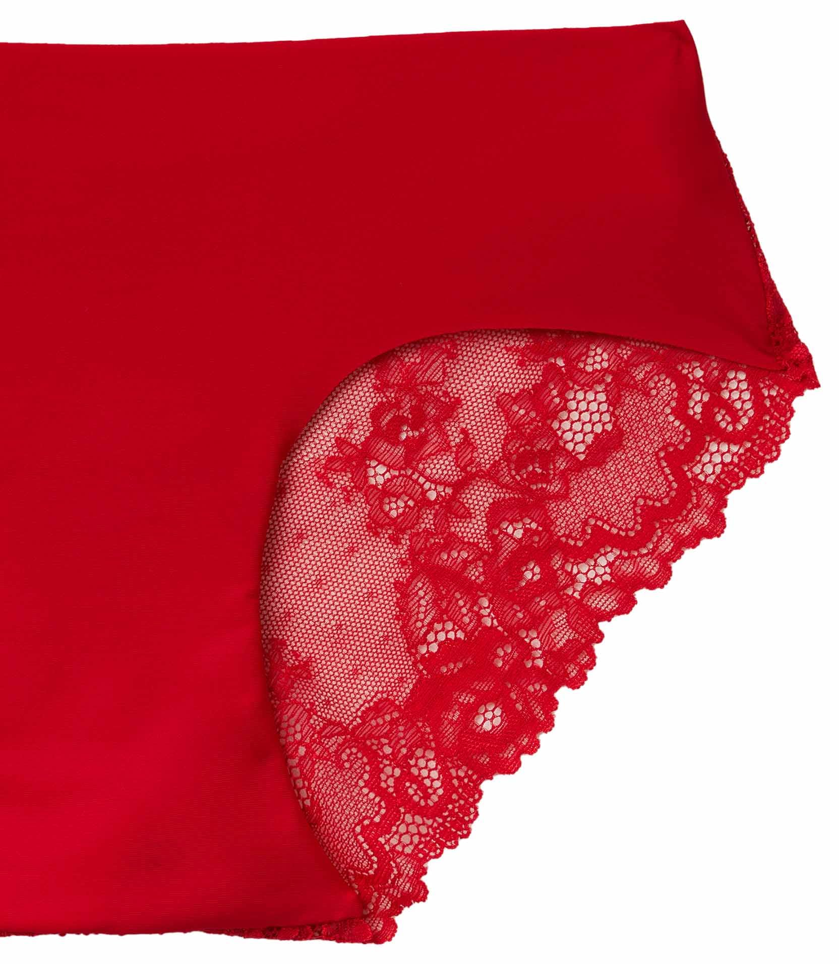 United Colors of Benetton Slip microfibra pizzo dietro