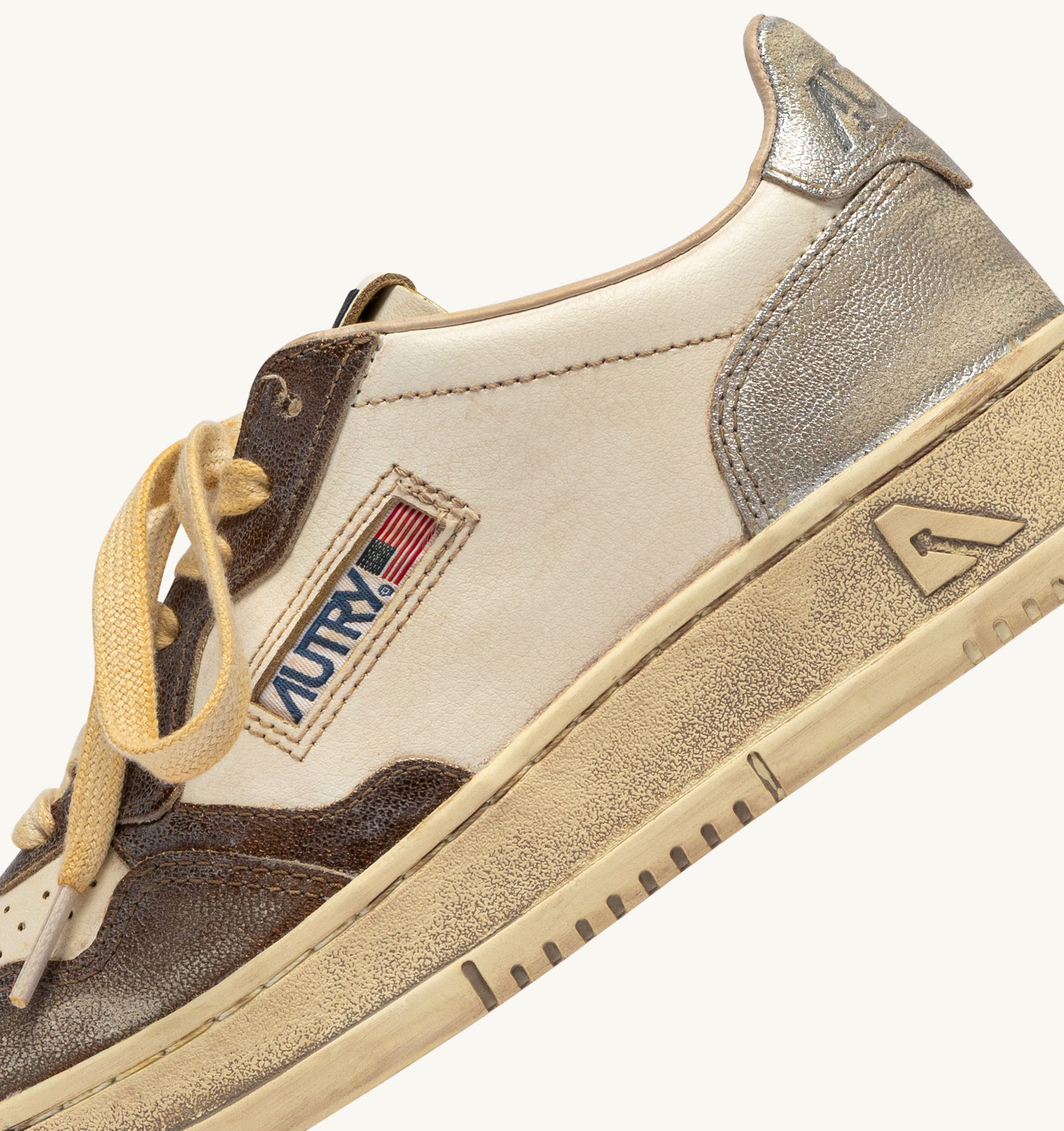 Autry Medalist AVLM-MT08 sneakers uomo chocolate silver