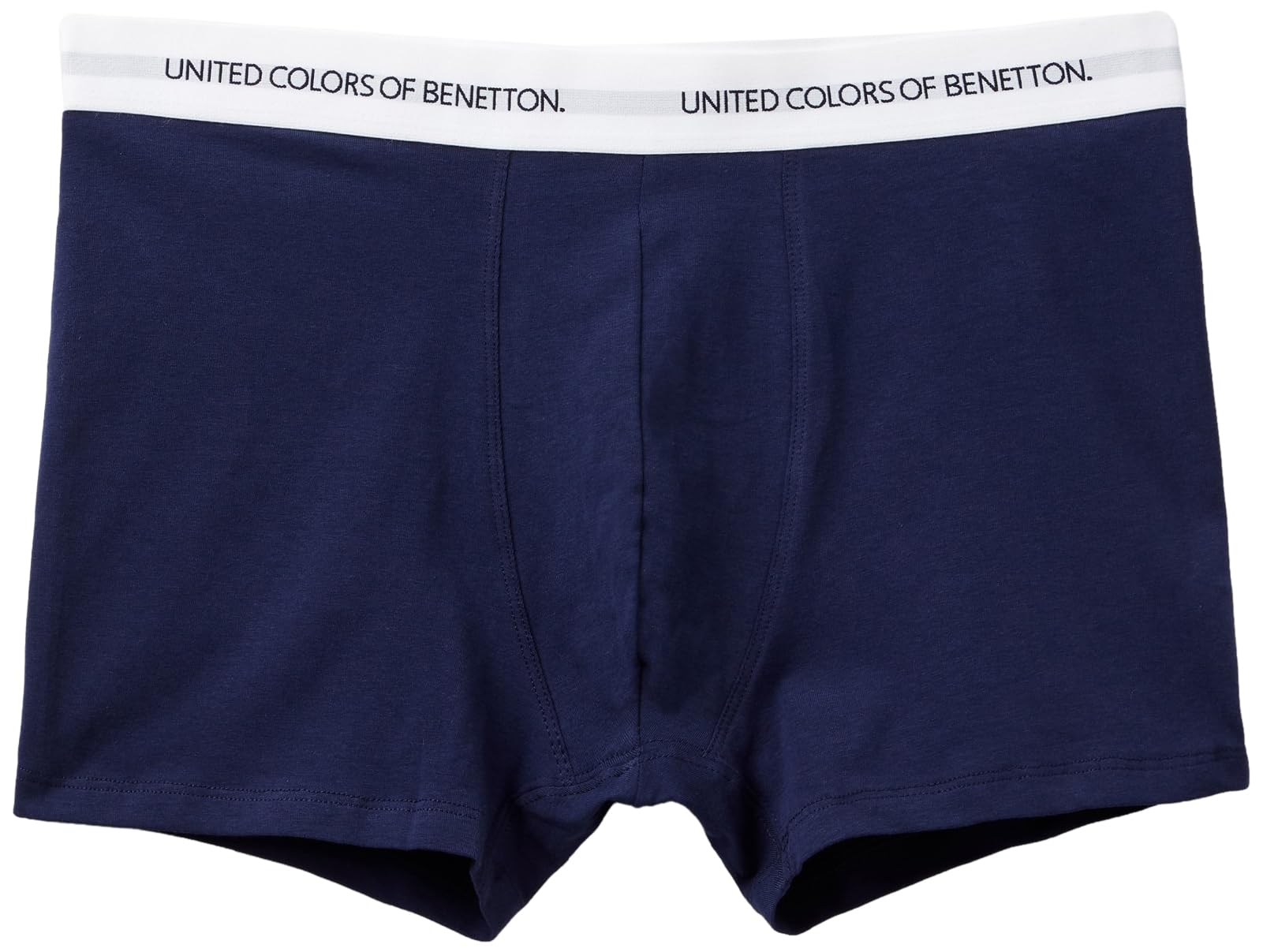 Benetton 3op82x00o boxer uomo cotone organico bianco