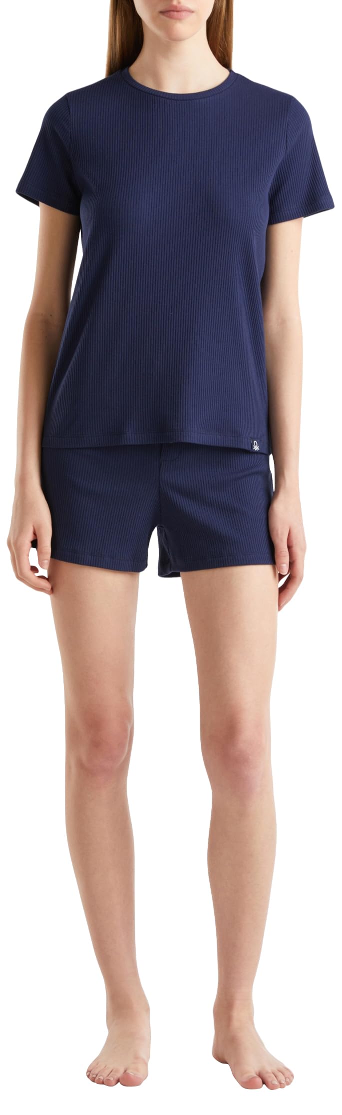 Benetton Intimo e Pigiami 32wa3p03a Set Pigiama Corto Donna Costina