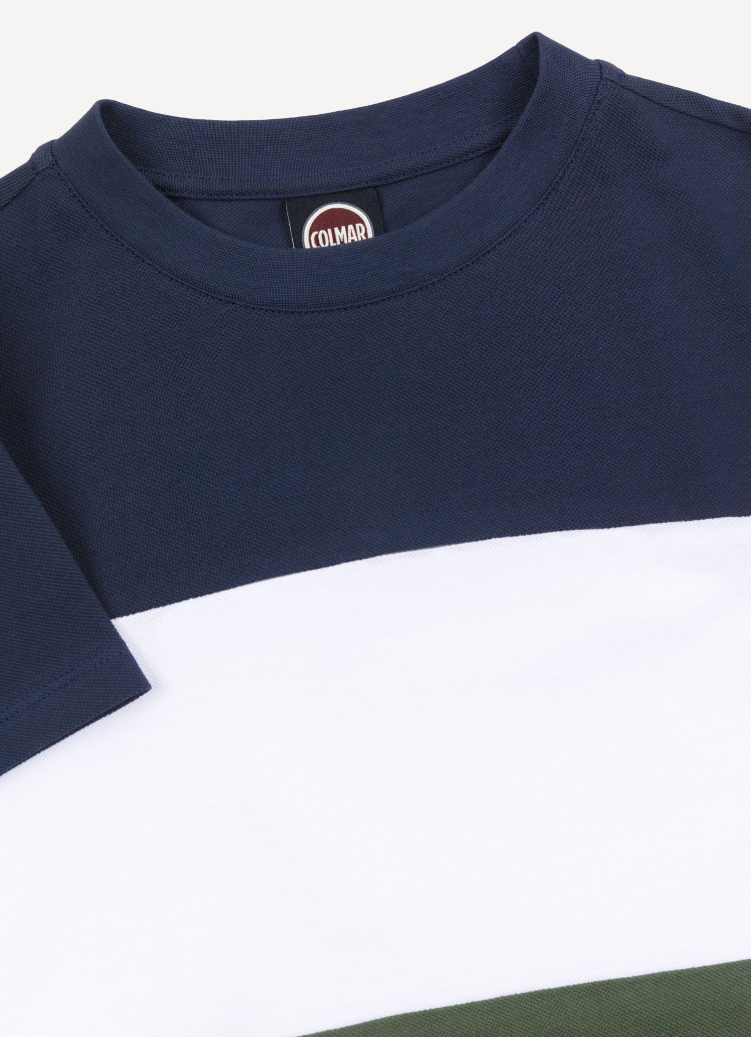 Colmar 3519 7XH T-Shirt Bambino Blu Navy Color Block