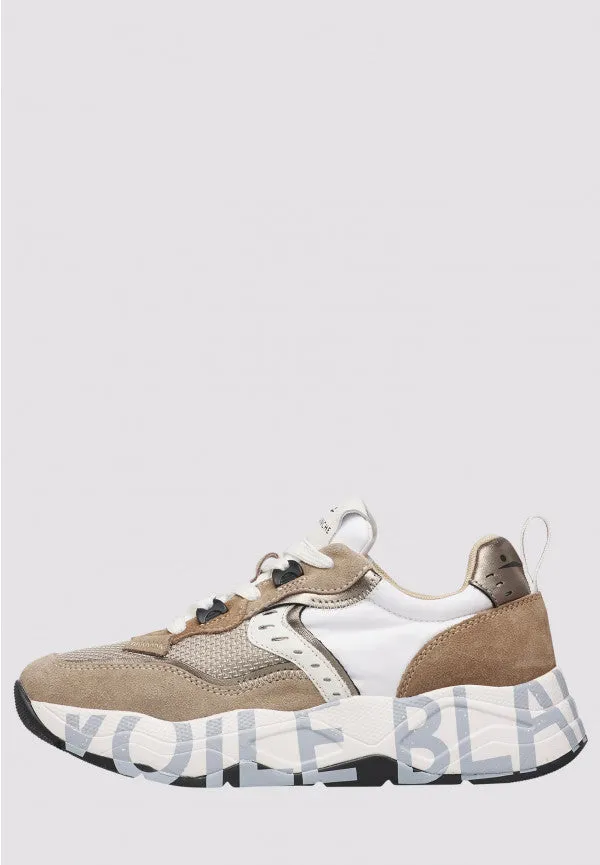 Voile Blanche Club 105 201747523 sneaker Marrone Bianco