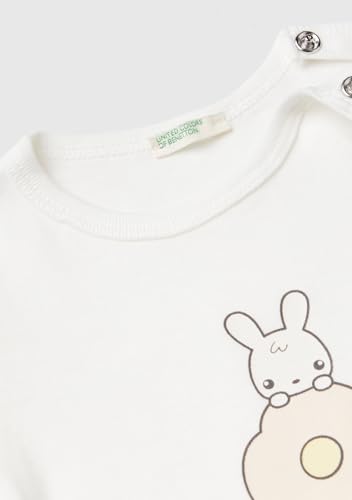 Benetton T-shirt Bimba 3i9wa1045 cotone taglia 50