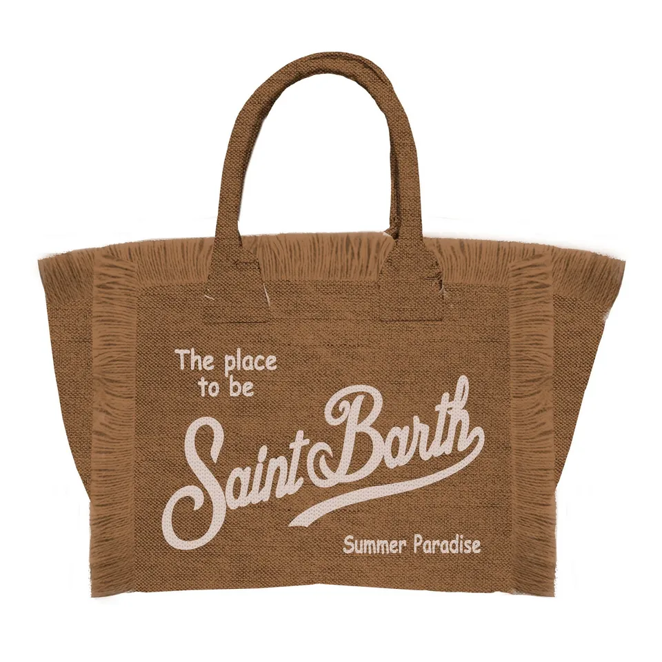 MC2 Saint Barth Colette Linen borsa Marrone lino