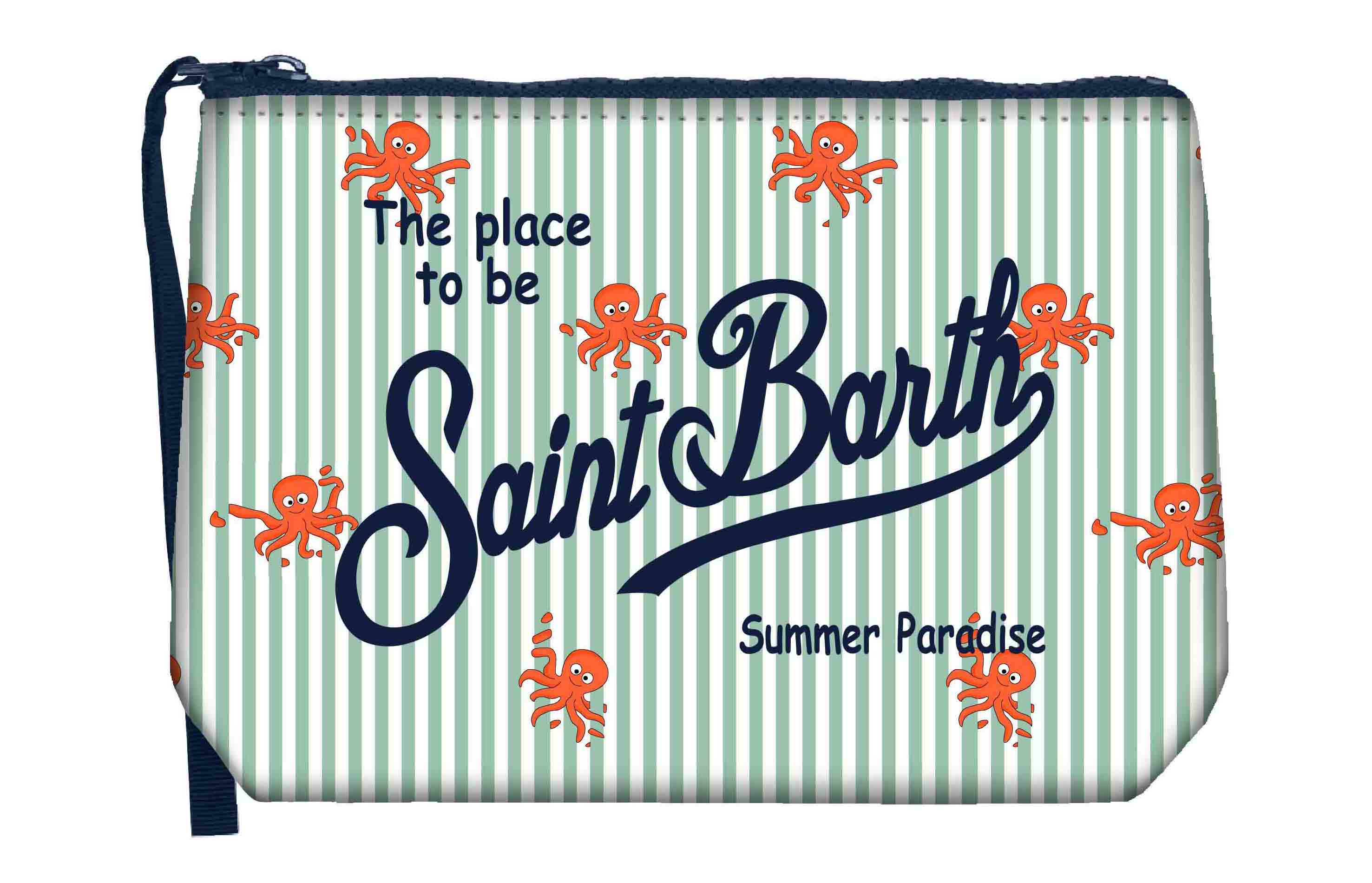MC2 Saint Barth Aline Pochette Scuba Verde Salvia 20 cm