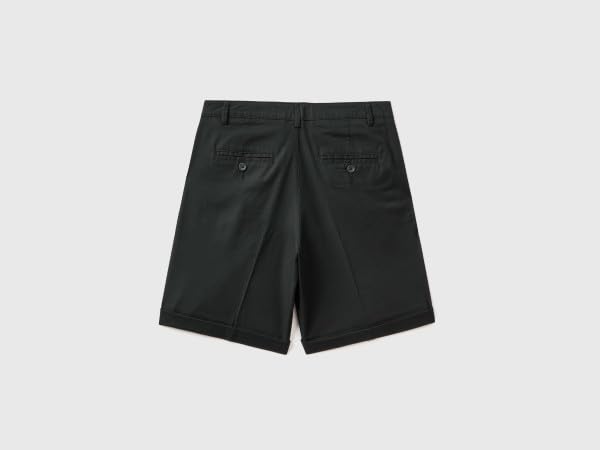 Benetton 4CV0592G5 Bermuda Donna Nero 42