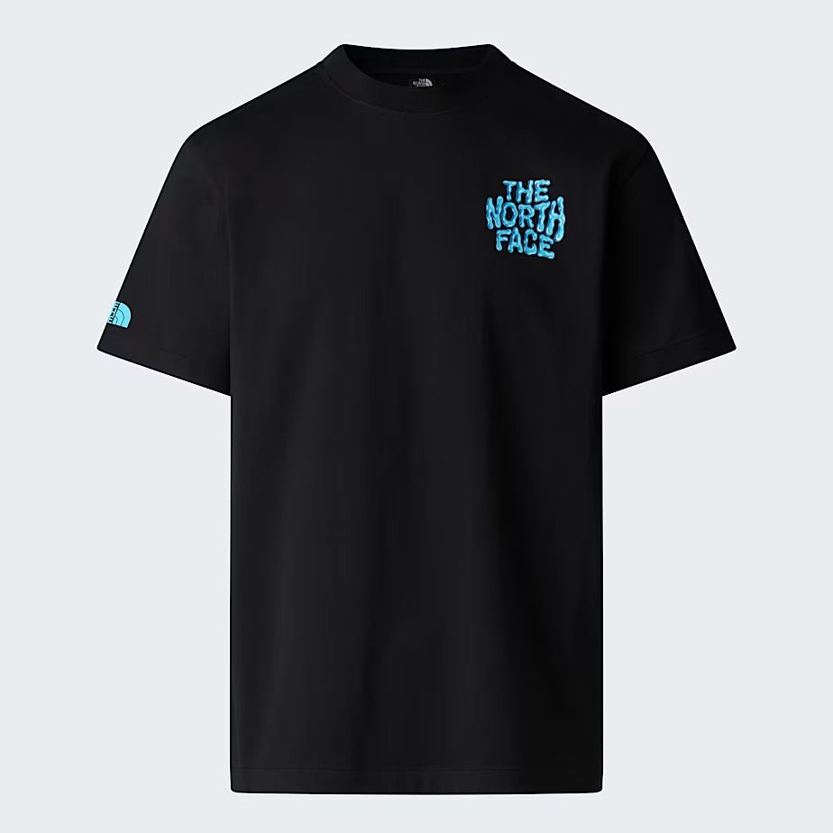 The North Face Drip Logo NF0A8GAB T-Shirt Uomo Nero Cotone