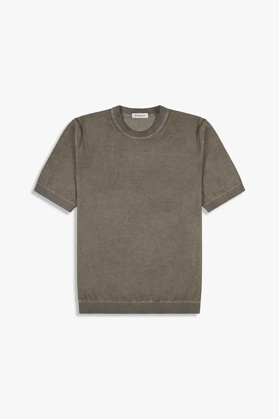 Kangra 3025 21 Maglia Uomo Nocciola Cotone Vintage