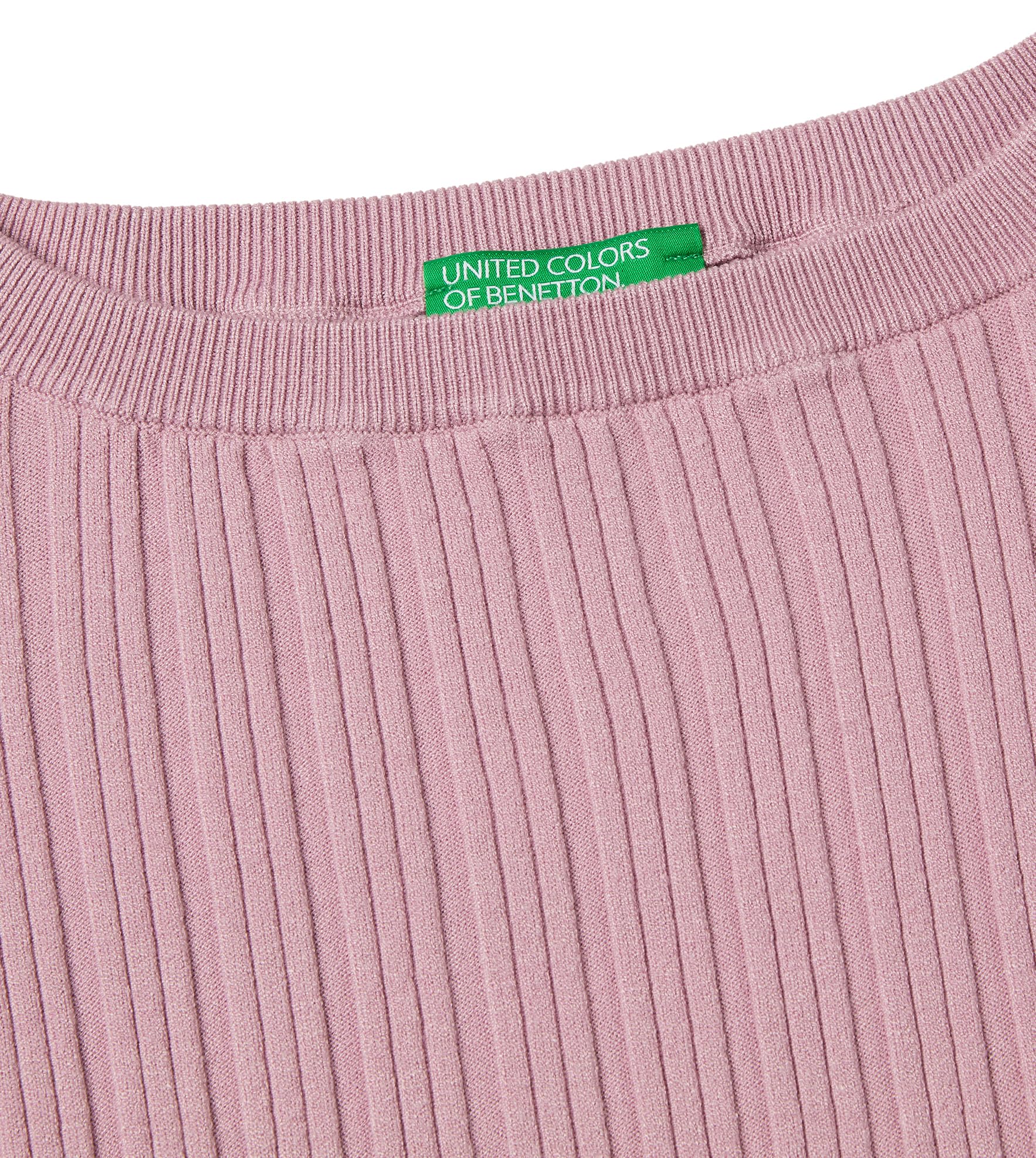 Benetton Maglieria 1wznd10g9 maglia barchetta viola viscosa
