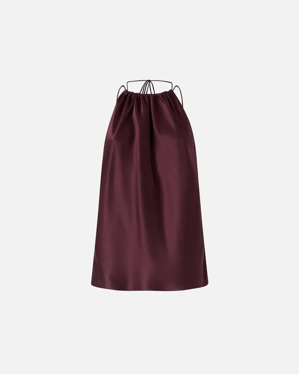 Pinko Carota 106621 A1Y5 top donna Bordeaux satin