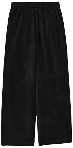 Benetton 494bdf0a7 Pantaloni Donna Neri Velluto