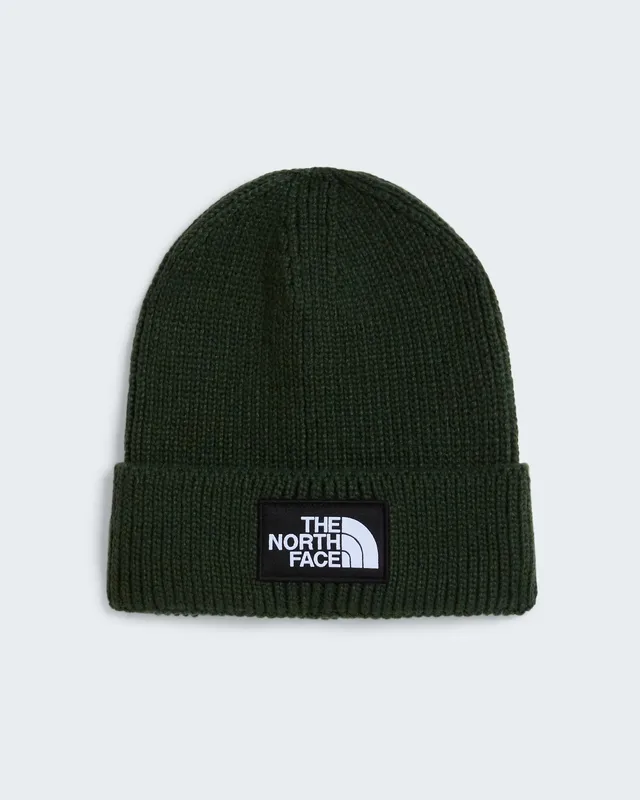 The North Face Logo Box NF0A8CHE berretto bottle green