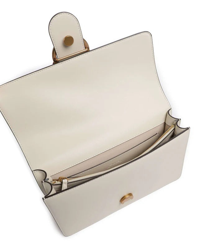 Pinko Love One Classic 105857 A0F1 borsa pelle bianco oro