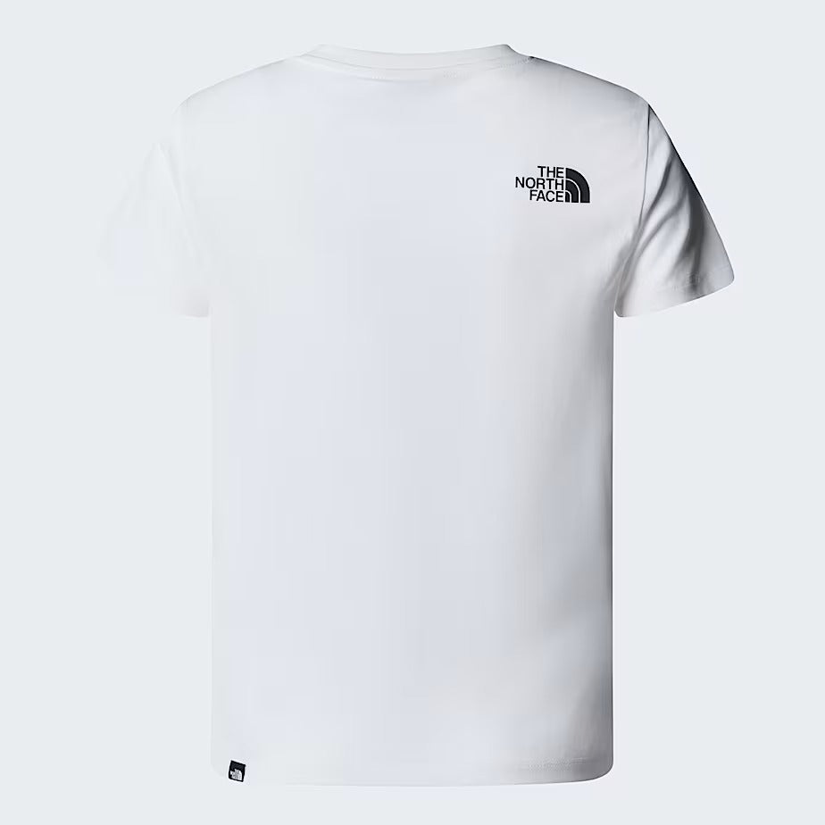 The North Face Easy NF0A8EHG t-shirt ragazzi bianca cotone