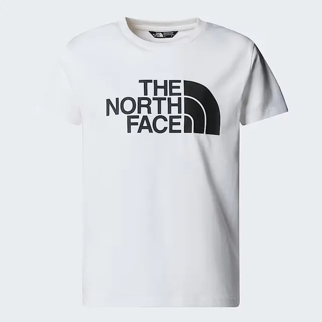 The North Face Easy NF0A8EHG t-shirt ragazzi bianca cotone