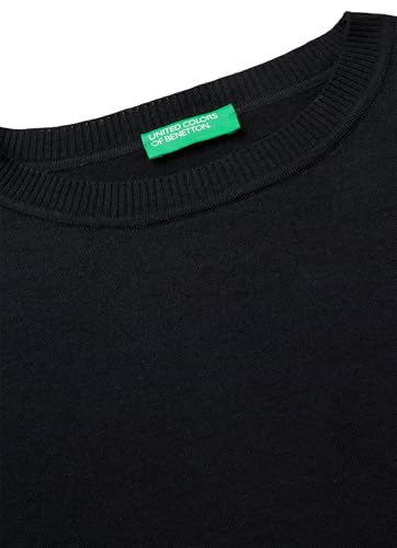 Benetton Maglieria Maglione Donna boxy girocollo manica corta