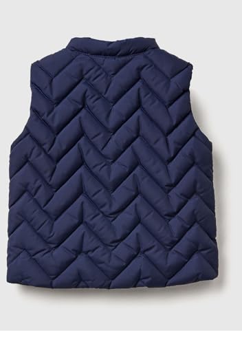 Benetton Gilet Imbottito Bimbo Collo Coreana Coniglietti