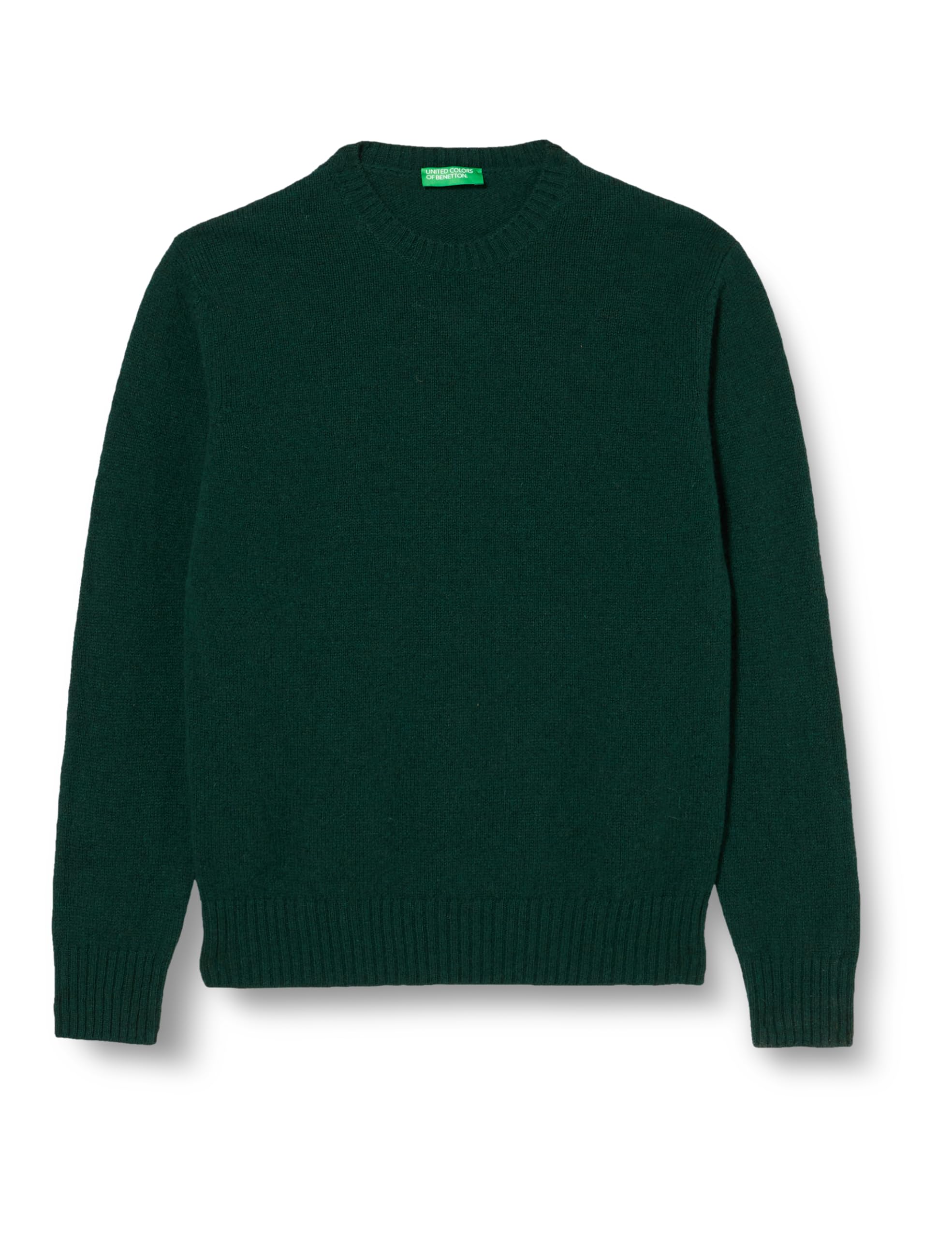 Benetton Maglione Uomo Girocollo a Righe Colorate