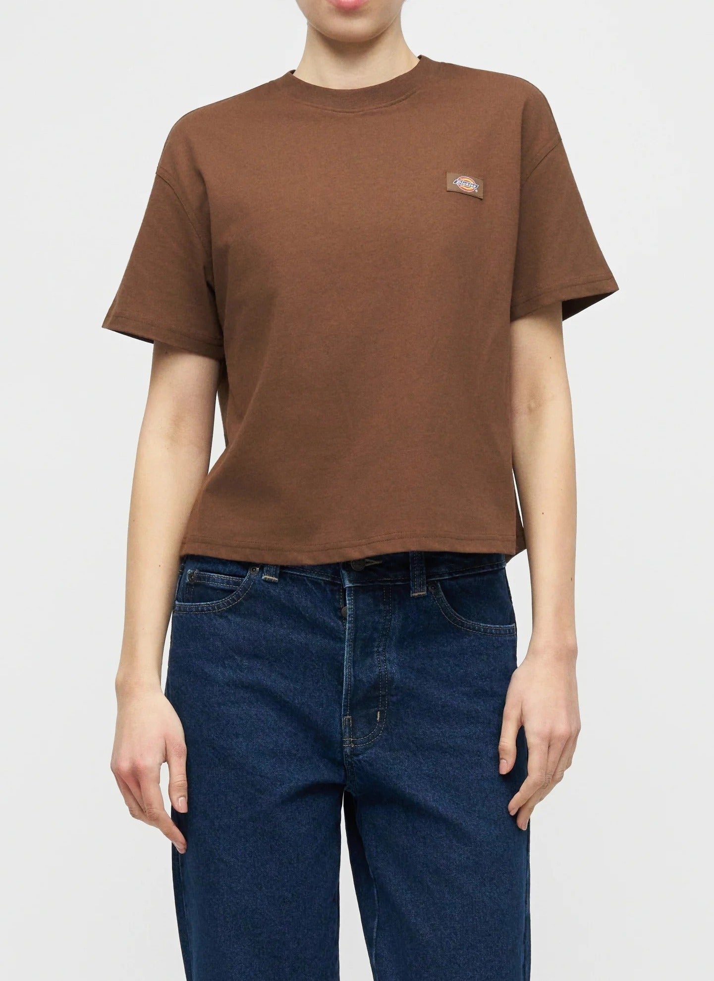 Dickies Oakport DK0A4Y8L T-shirt donna marrone taglia M