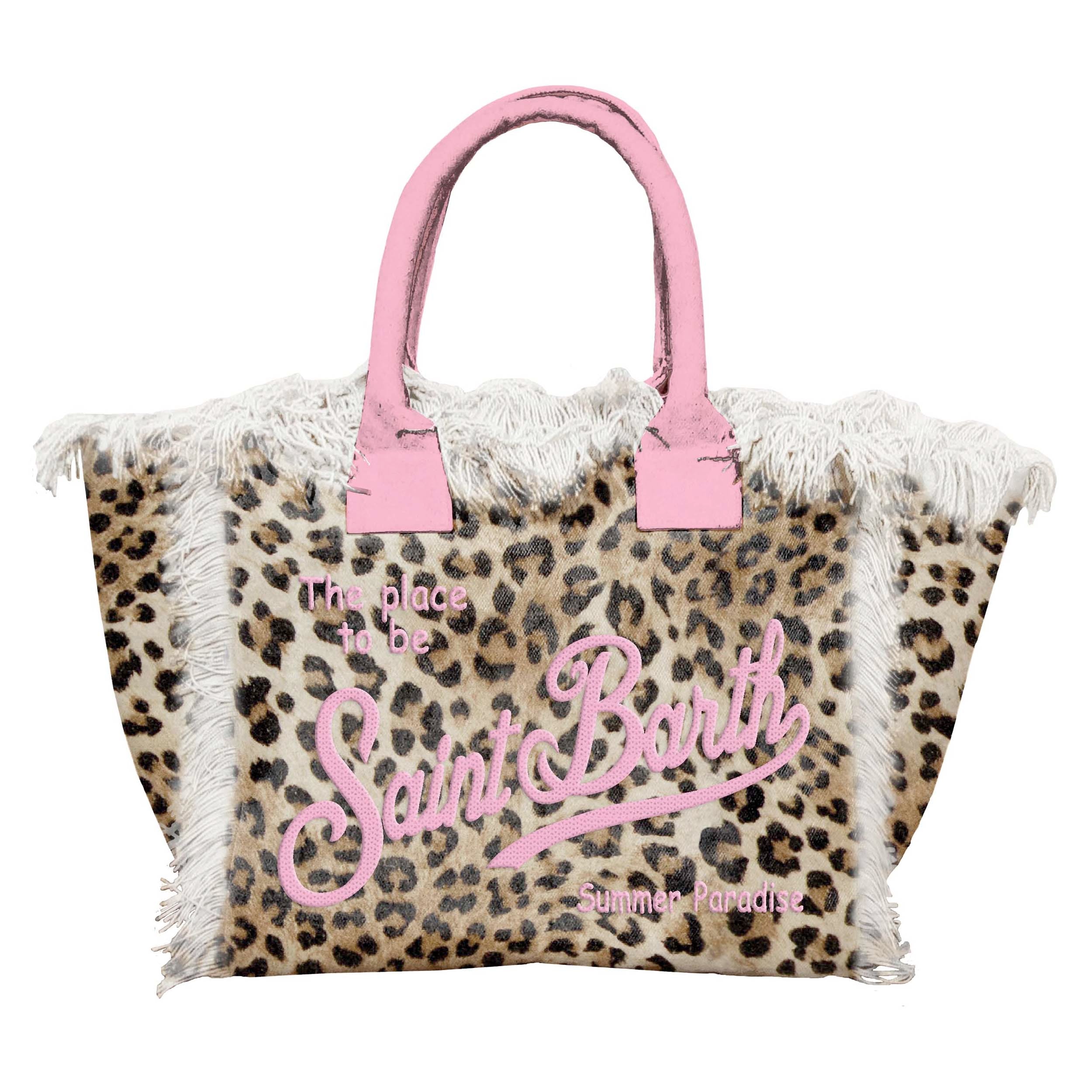 MC2 Saint Barth Colette 02591L borsa leopard sand
