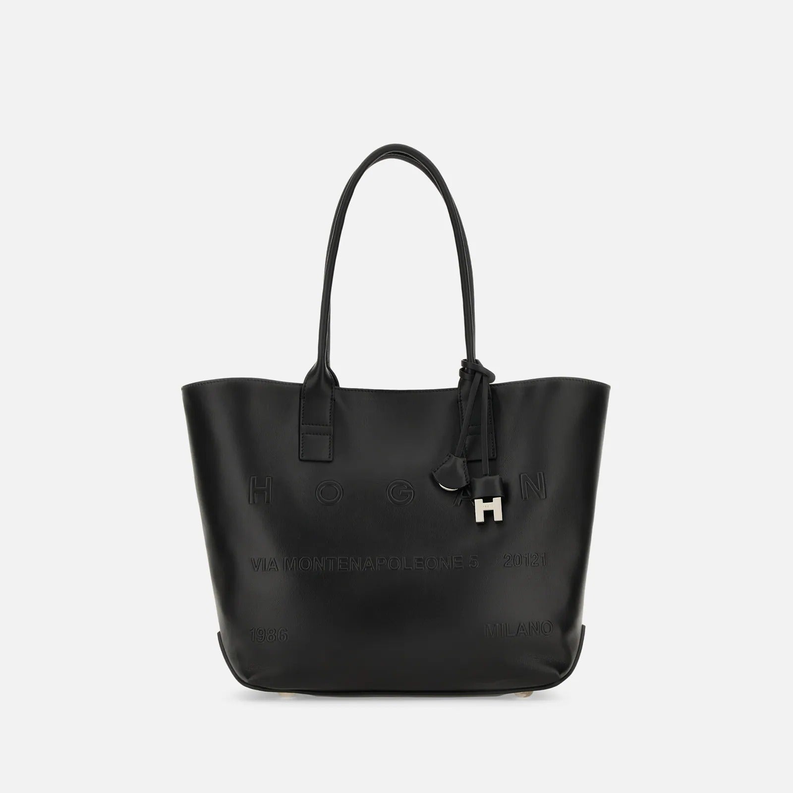 Hogan Address Piccola KBW01TA0200TZP Borsa Nero Pelle