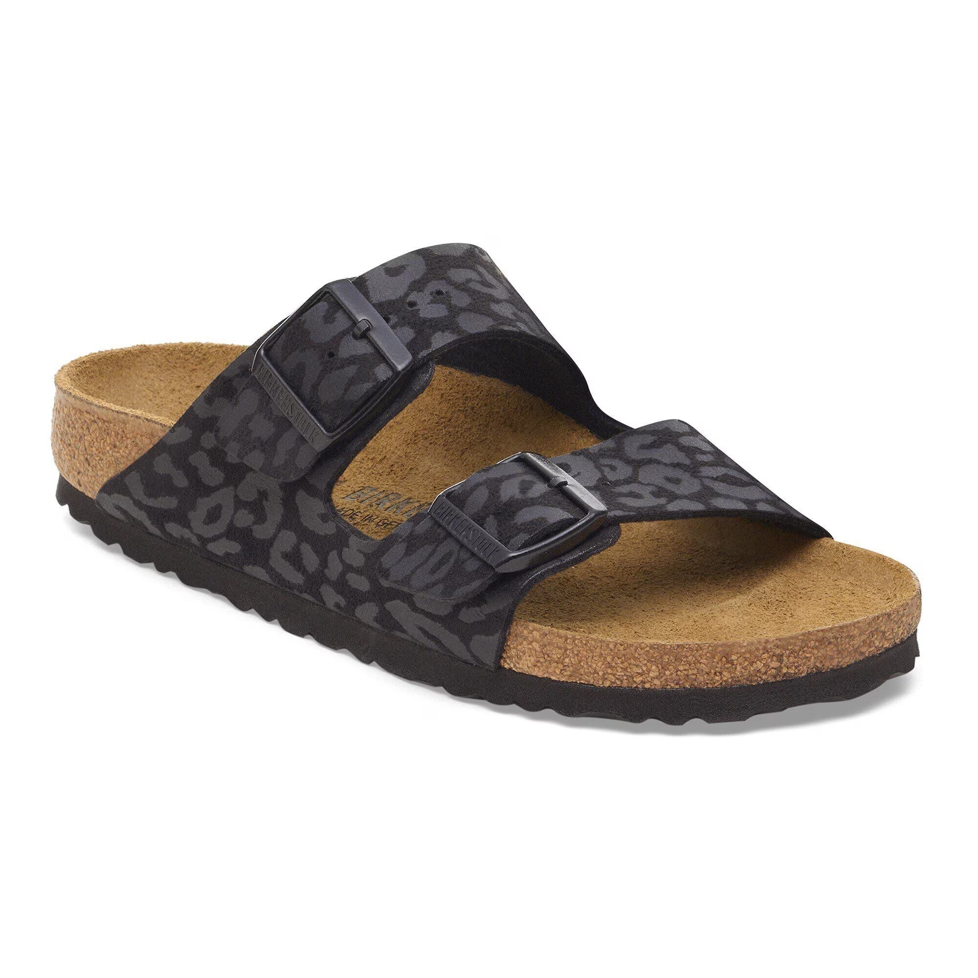 Birkenstock Arizona 1030563 ciabatte donna Leo Black sughero
