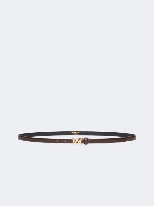 Weekend Max Mara Palude WKAPALUDE002 cintura pelle cioccolato