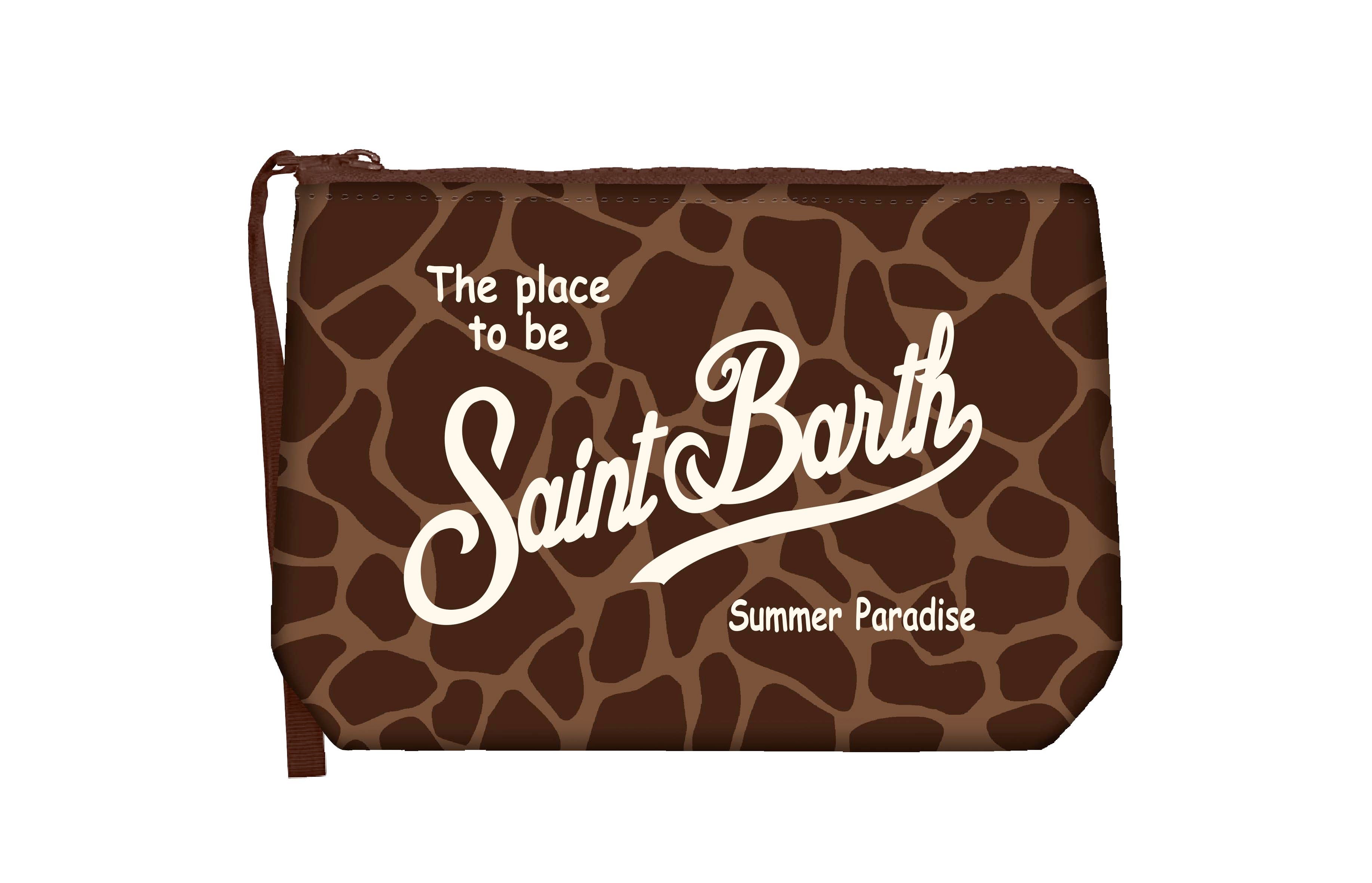 MC2 Saint Barth Aline 00900L Pochette Marrone Giraffa