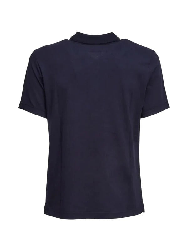 Fay NPMB2521340UC Polo Uomo Blu Jersey Cotone