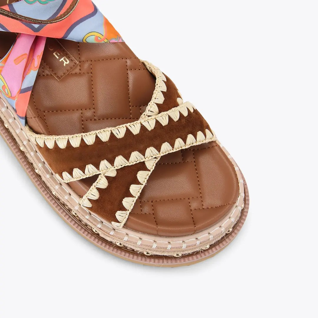 Kurt Geiger Orson 5597336219 Sandalo Donna Tan
