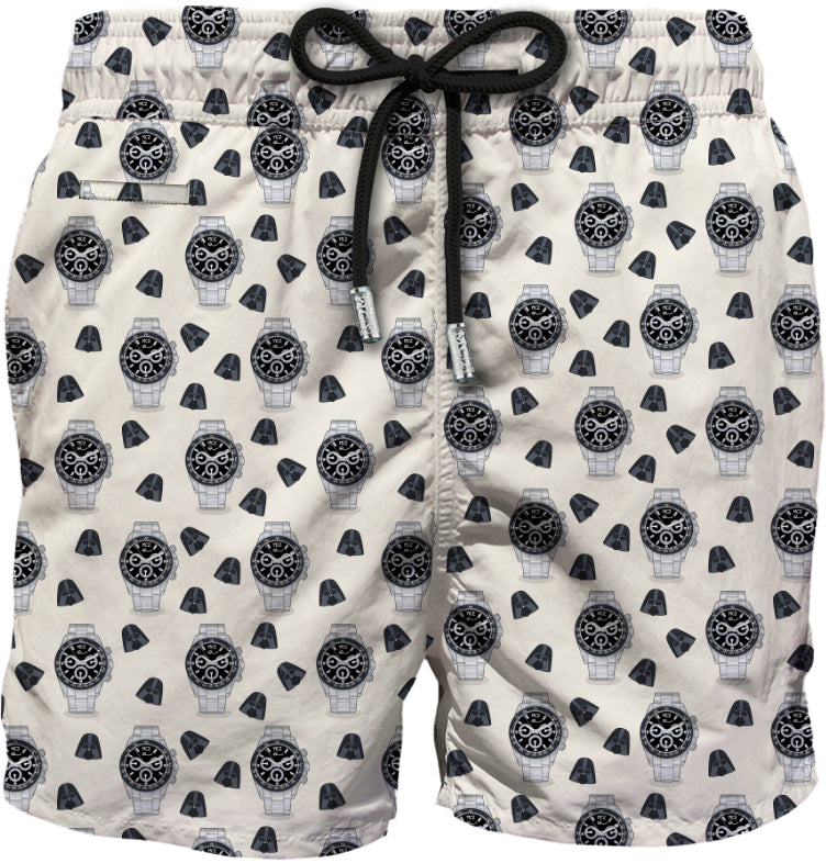 MC2 Saint Barth Lighting costume boxer bianco fantasy