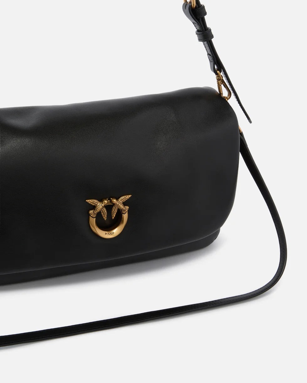 Pinko Love Click Soft 106178A0QO Borsa Nero Pelle