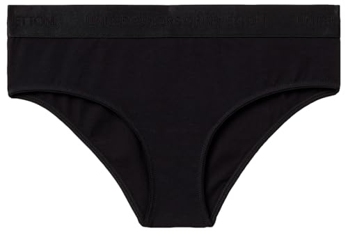 Benetton Intimo e Pigiami 3OP81S01L slip donna XS nero cotone