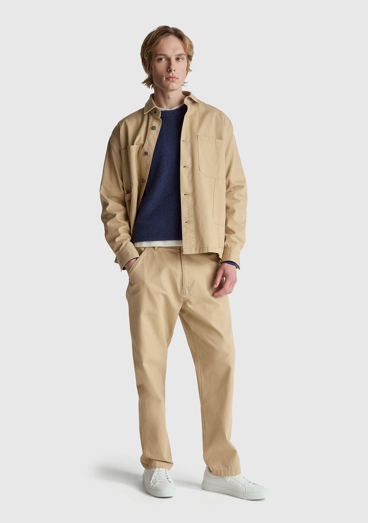 Benetton Maglieria 1l5yu10ad Maglione Uomo Girocollo Bouclé