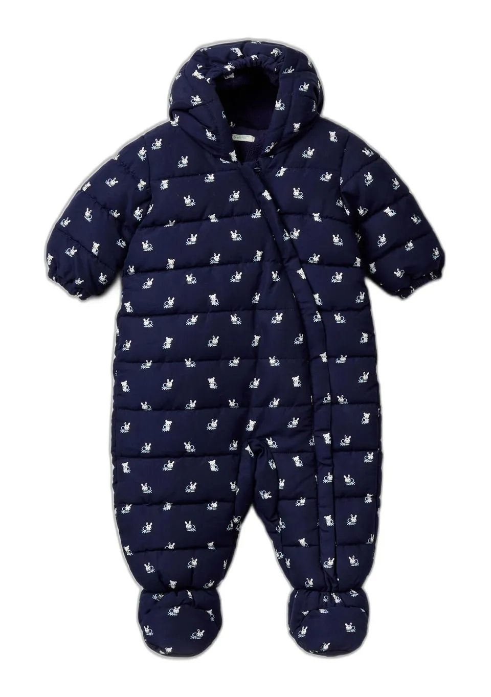 Benetton Tuta tutone imbottito blu taglia 56
