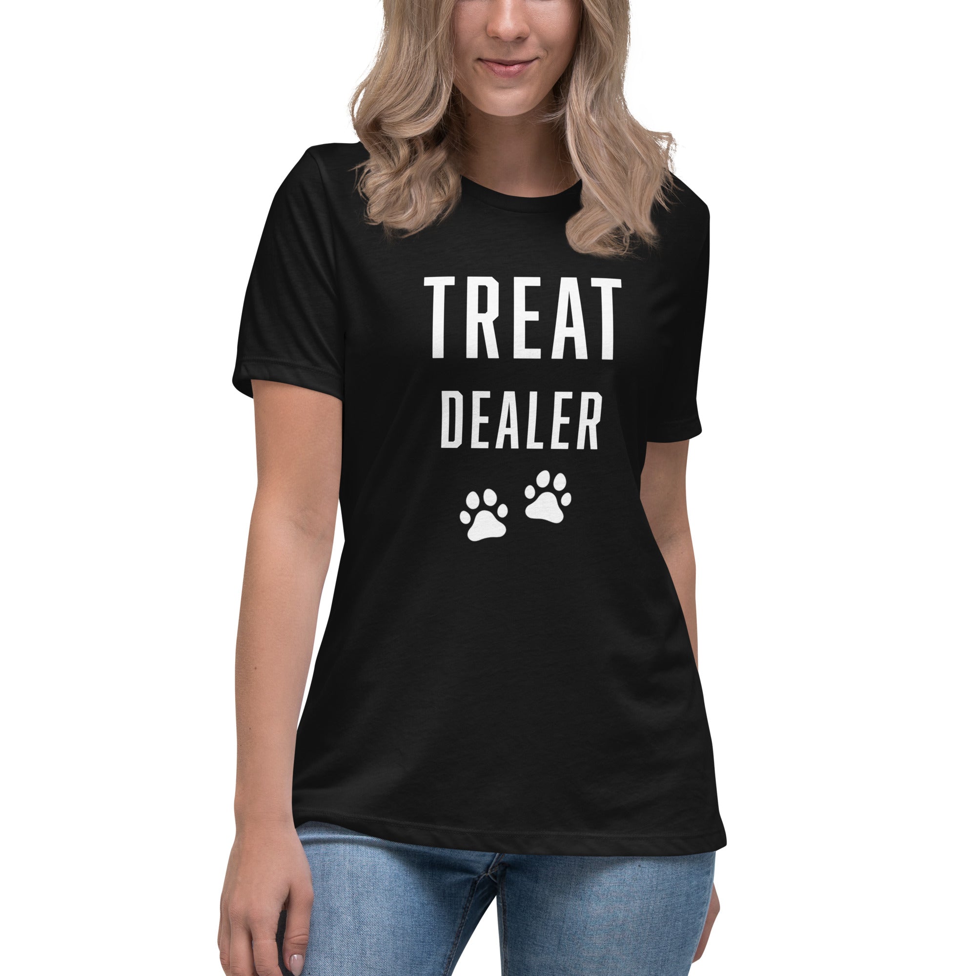 Pure Trash Treat Dealer maglietta donna cotone nera