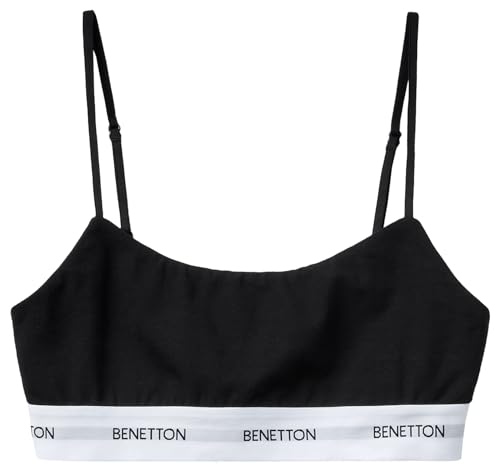 Benetton Intimo e Pigiami Top S Bianco 101 Cotone Bio