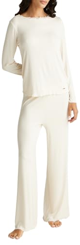 Benetton pigiama donna costina modal scollo barchetta taglia S