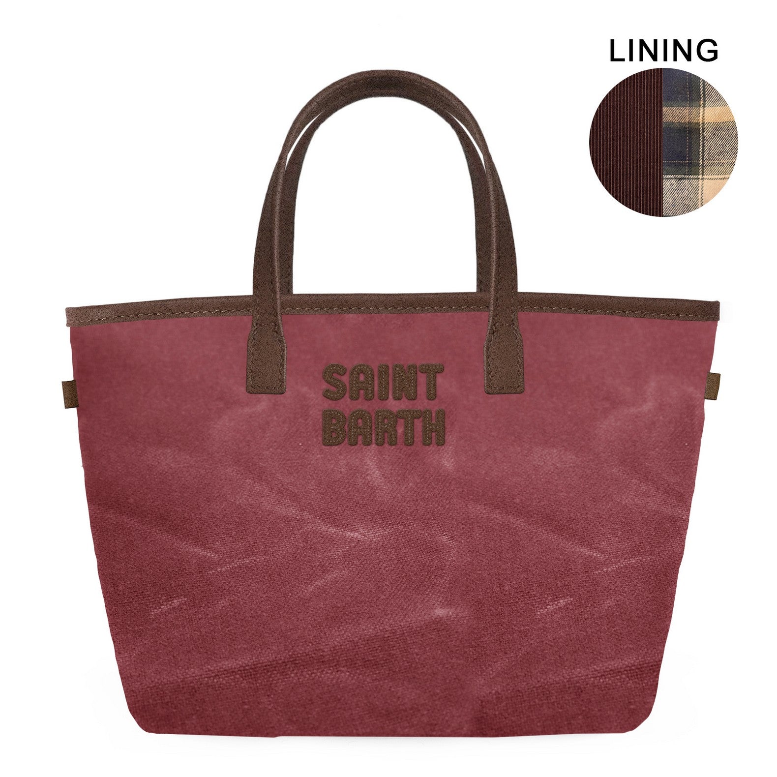 MC2 Saint Barth City Bag Mini Wax borsa bordeaux nylon